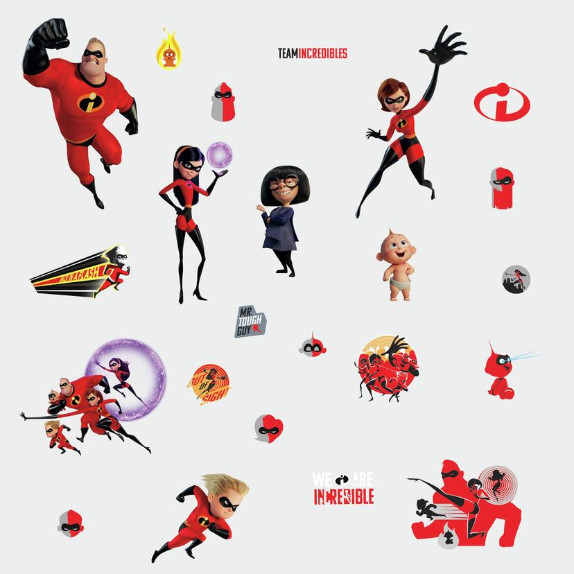 Adesivo Set Disney Pixar - Gli Incredibili 2