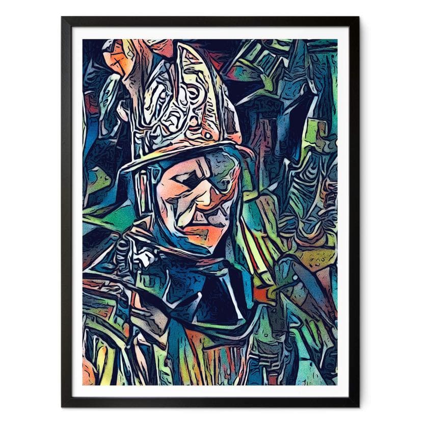 Poster Zamart - Hommage an Rembrandt - L'homme