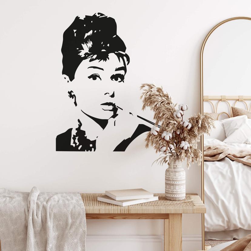 Sticker mural - Audrey