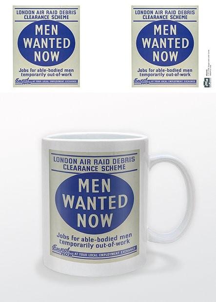 Krus, keramikkrus IWM - Men Wanted Now