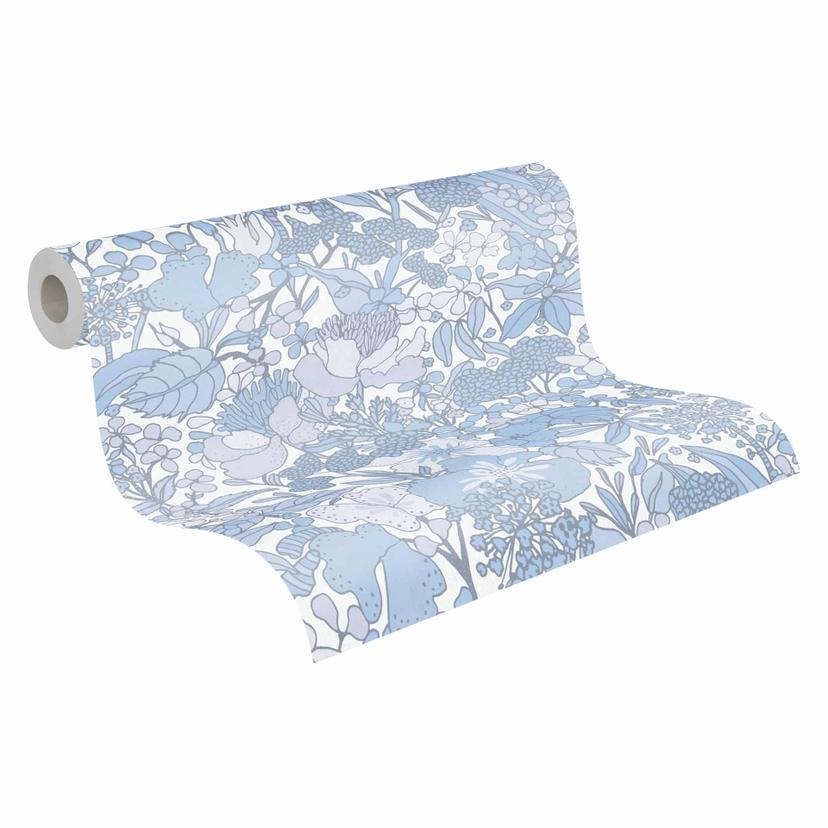 Architects Paper Floral Impression - Papier peint intissé jungle, gris