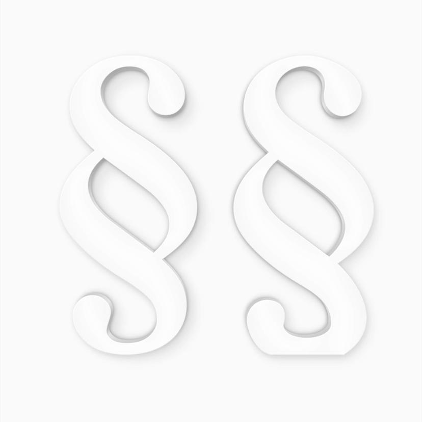 Lettere decorative - 3D Paragrafo