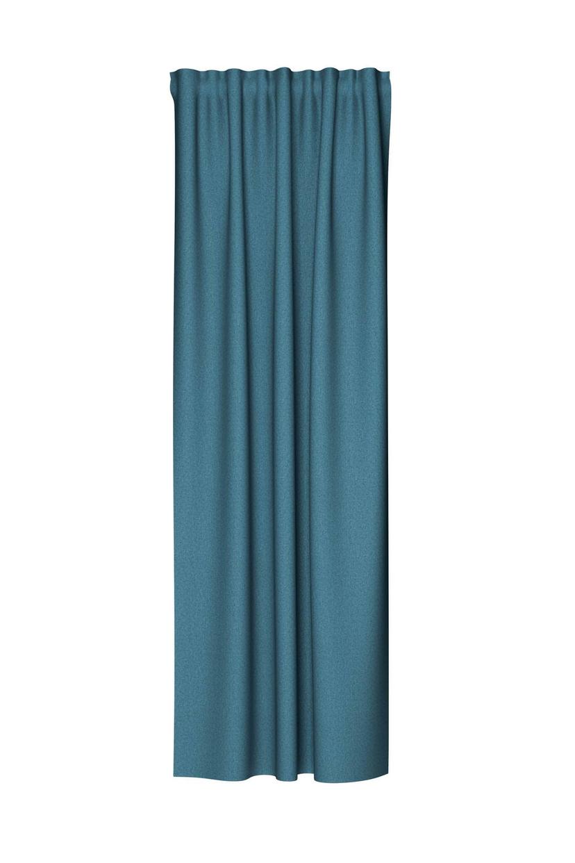 Homing Fertigschal mit verdeckten Schlaufen Allen petrol -  2,45 x 1,4 m