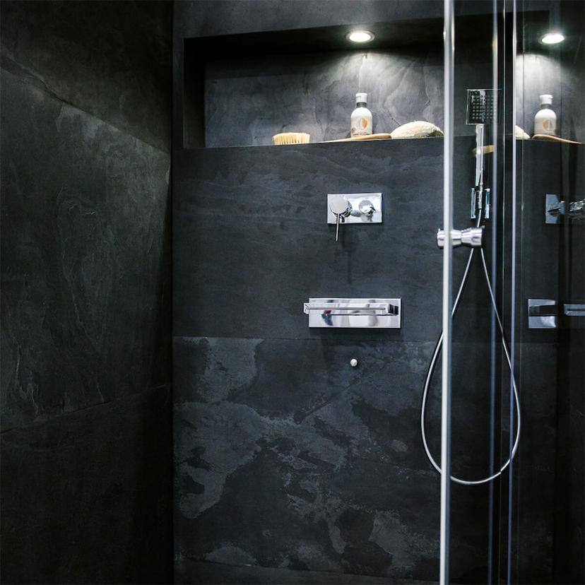 Stein Wandverkleidung Black 122x61 cm