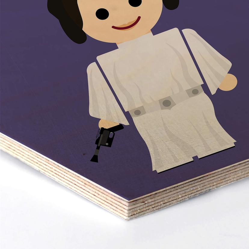 Esagoni in legno Gomes - Principessa Leia