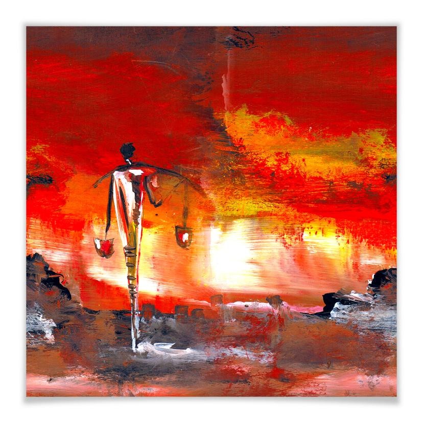 Poster Niksic - Colorful in Africa - quadratisch