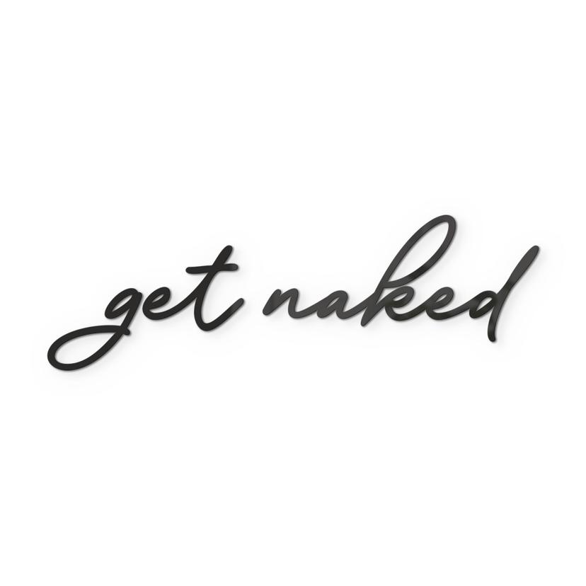 Lettere in acrilico get naked