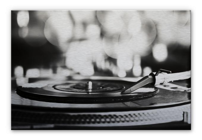 Tableau en Alu-Dibond - Le tourne-disque