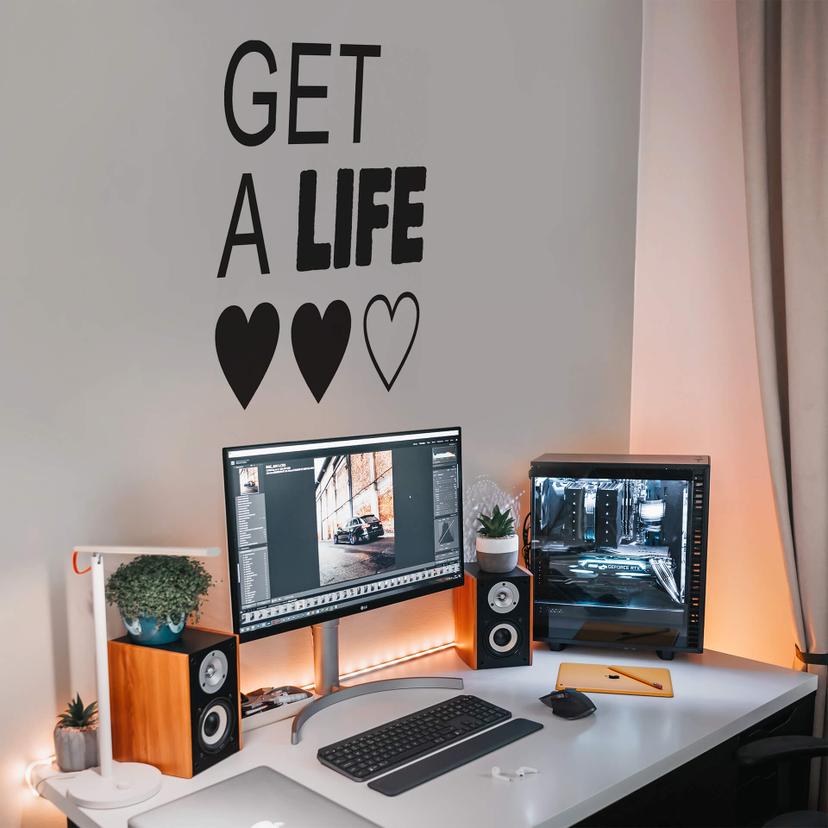 Muursticker Get a Life