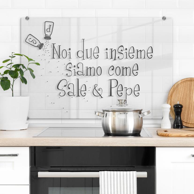 Stænkplade - Sale & Pepe