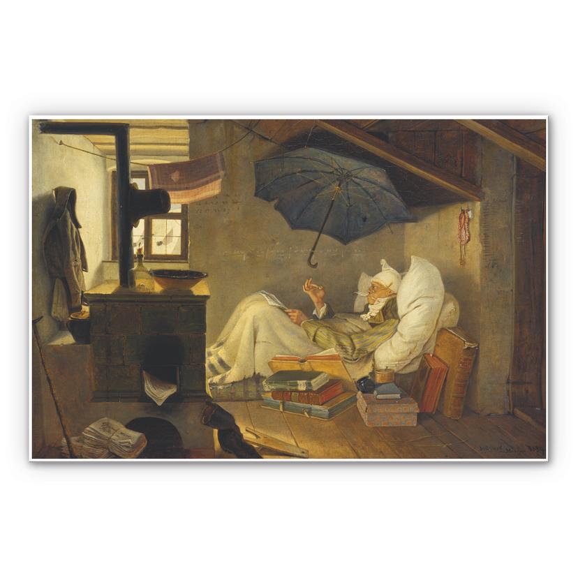 Tableau Forex - Spitzweg - Le pauvre poète