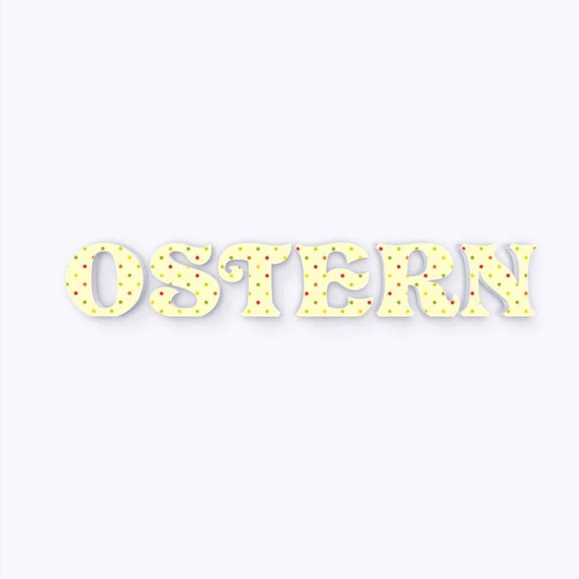 Lettres décoratives - Ostern