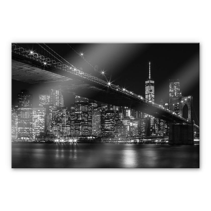 Akrylbillede New York by night