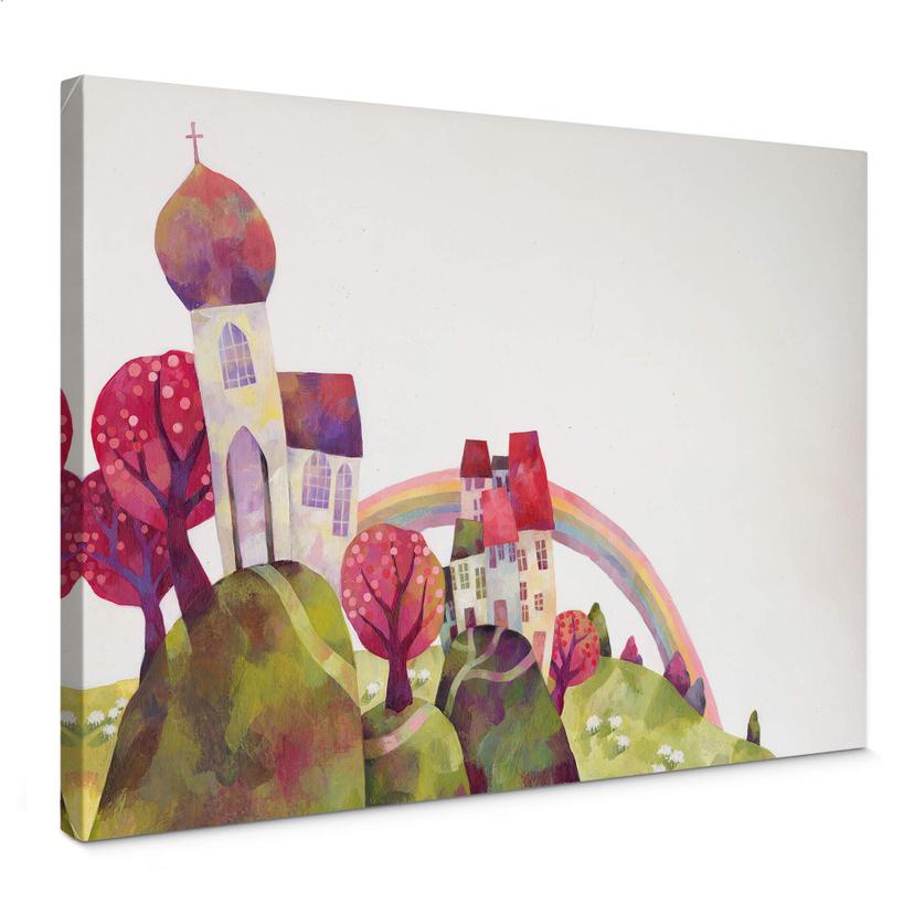 Tableau sur toile Blanz - L'église de village