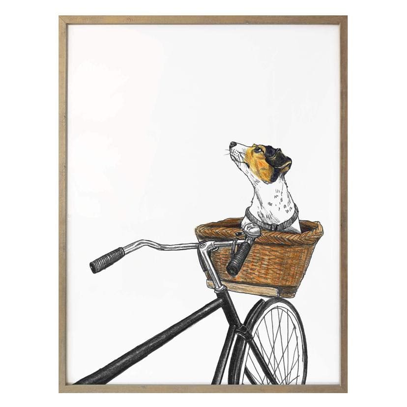 Póster Sparshott - Perro en la cesta