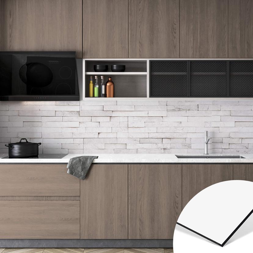 Crédence de Cuisine 1X Studio - Mur Blanc