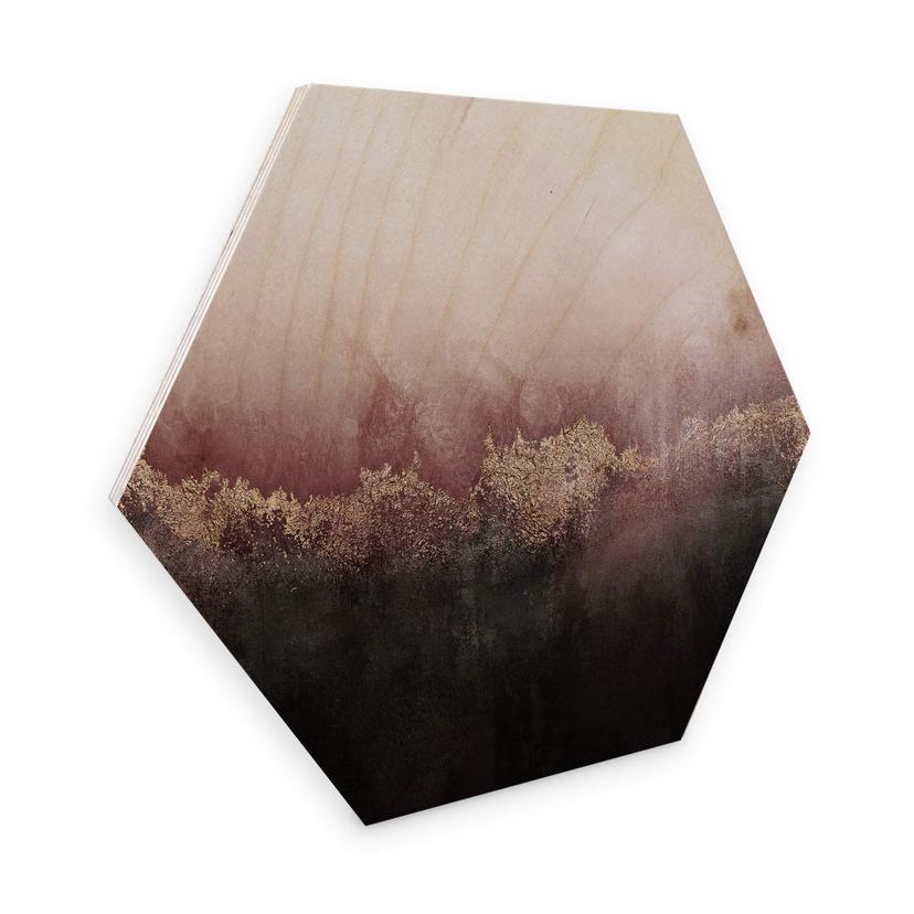 Hexagon Hout Fredriksson - Pink Sky