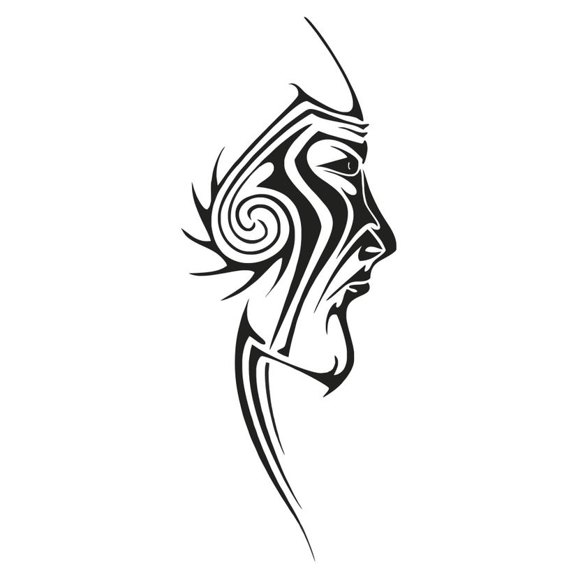Sticker mural - Maori