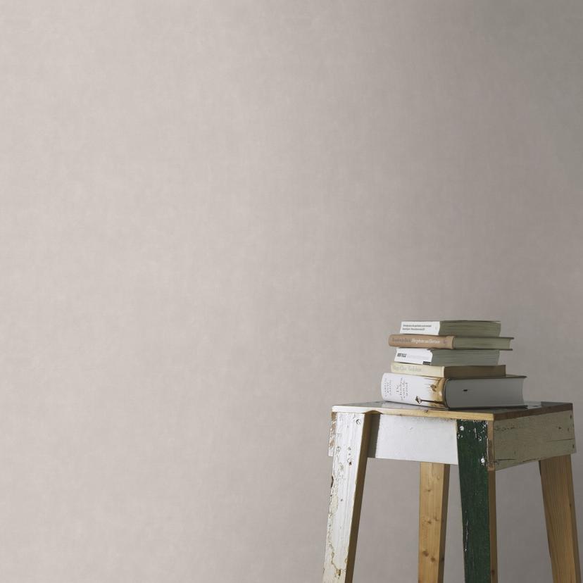 Paraiso grå ensfarvet tapet, non-woven tapet