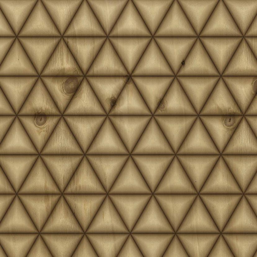 Géométrique GraphicTriang1 beige brun - papier peint intissé Designwalls 2 - 2.55 x 3.5 m