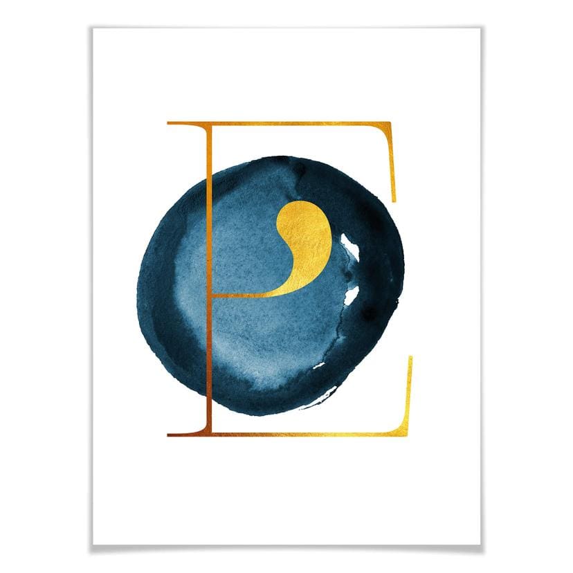 Poster - Lettera E