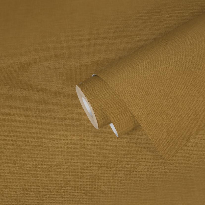 Papel pintado autoadhesivo texturado A.S. Création #Papel pintado no tejido Hygge amarillo