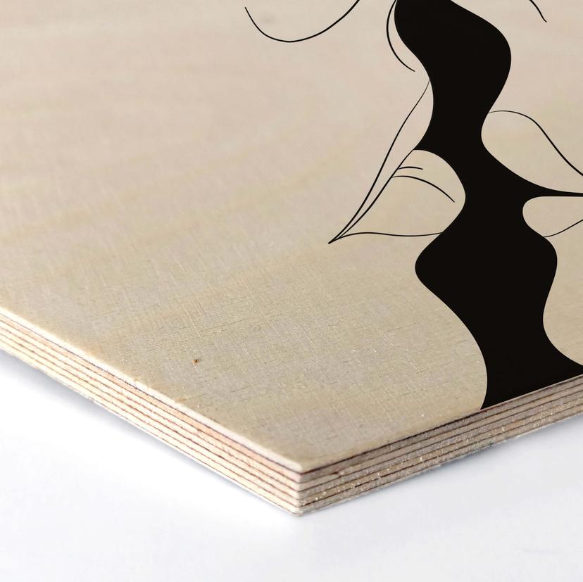 Esagoni in legno Nordic Creators - White Kiss