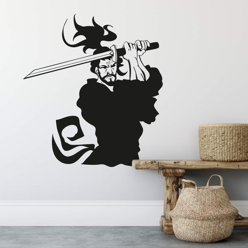 Sticker mural - Samouraï
