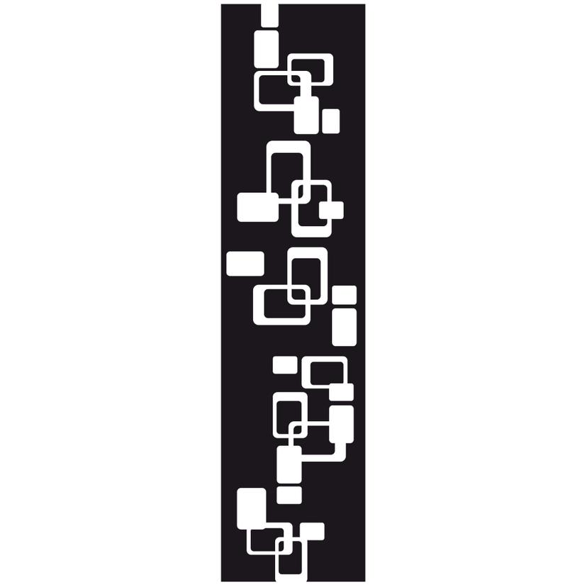 Sticker mural - Bordure Rétro Lounge