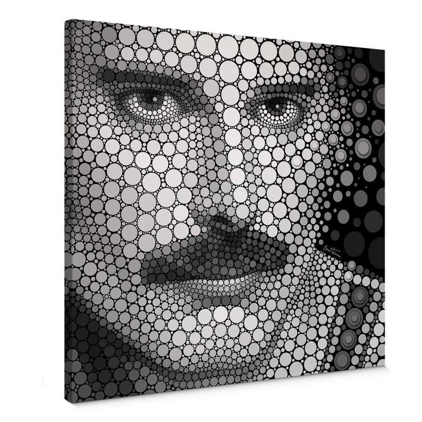 Lienzo Ben Heine - Circlismo: Freddy Mercury
