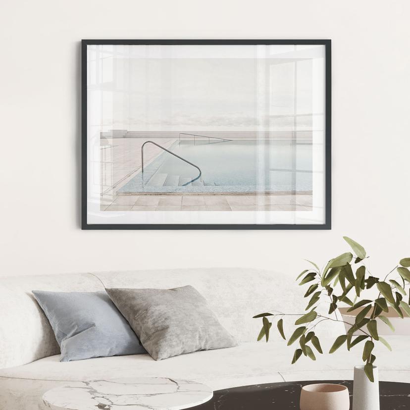 Poster Piscina a sfioro con vista sulle nuvole - Steinkopff