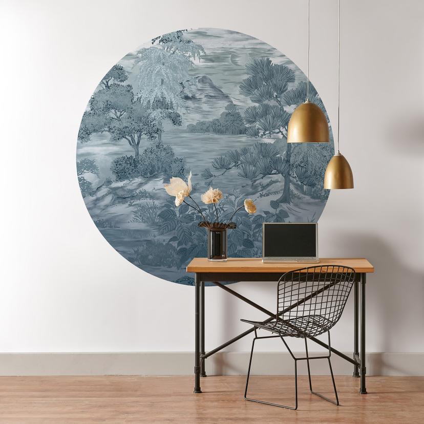 Fujiyama digital tapet i 1,4 m x 1,4 m Fashion for Walls 4 af Guido Maria Kretschmer