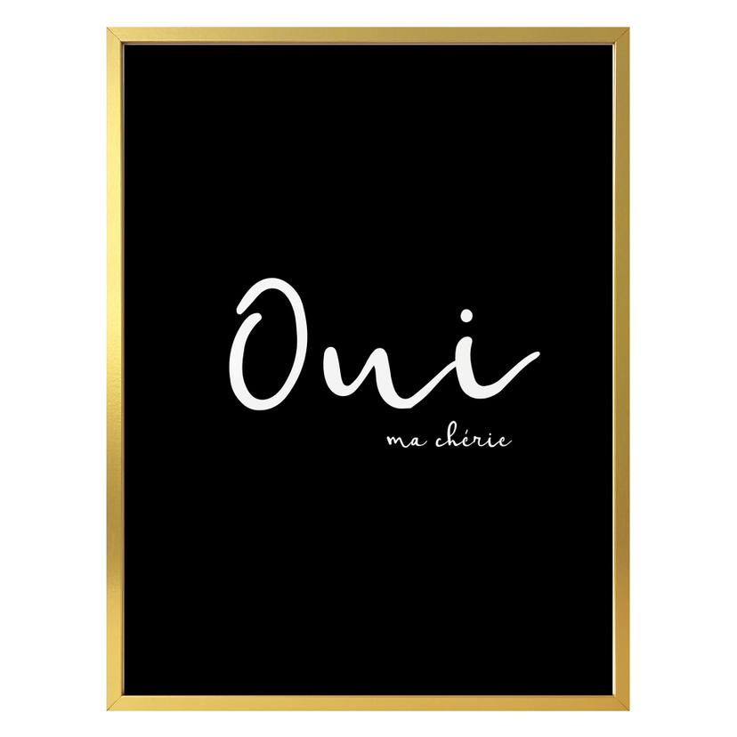 Póster Oui ma chérie