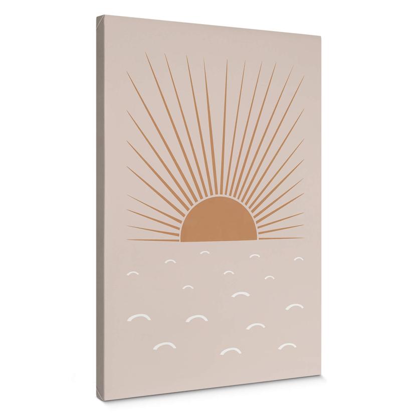 Lienzo Orara Studio - Luz solar roja