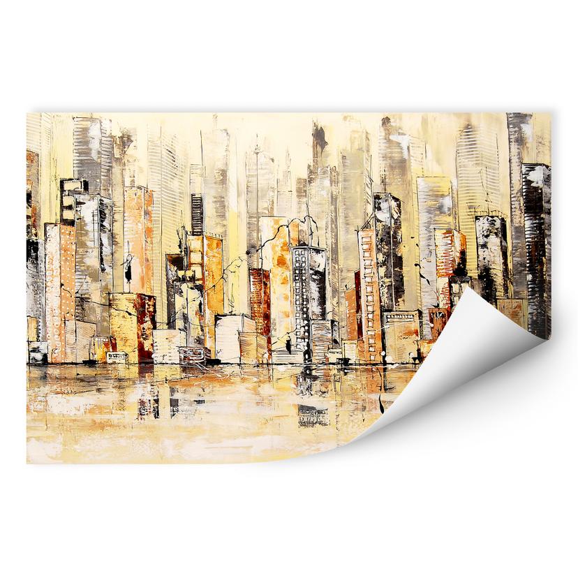 Zelfklevende Poster  - Fedrau - My City