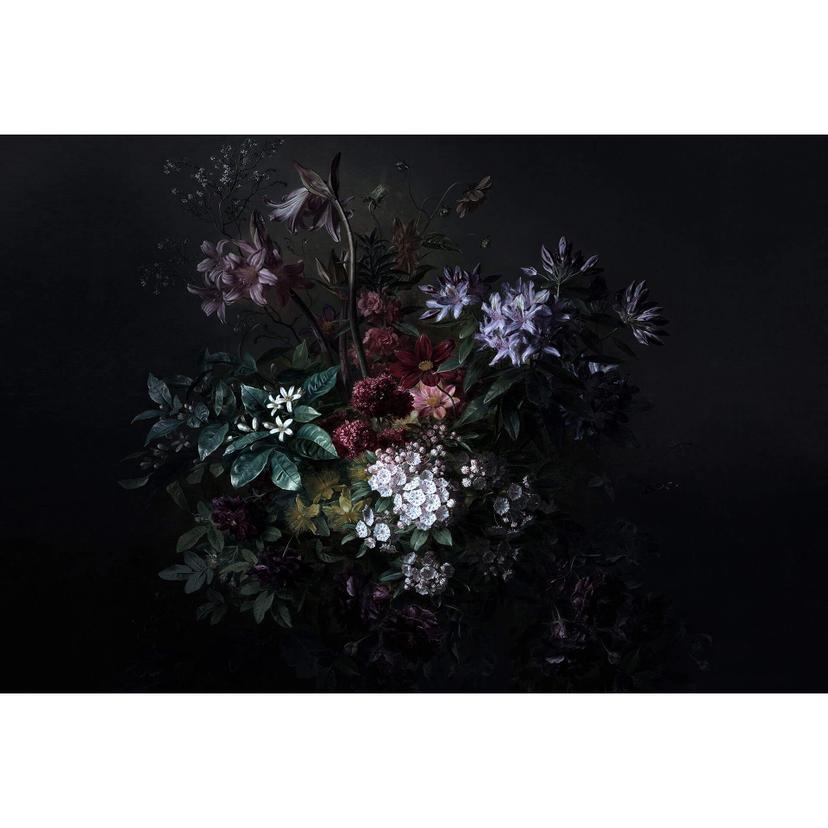 Fotomural Paredes de Patel bouquet noir 2