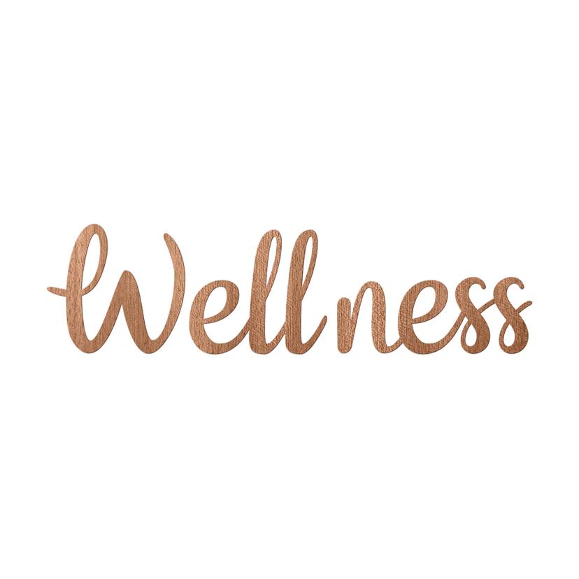 Houten Wanddecoratie Mahoniefineer Wellness