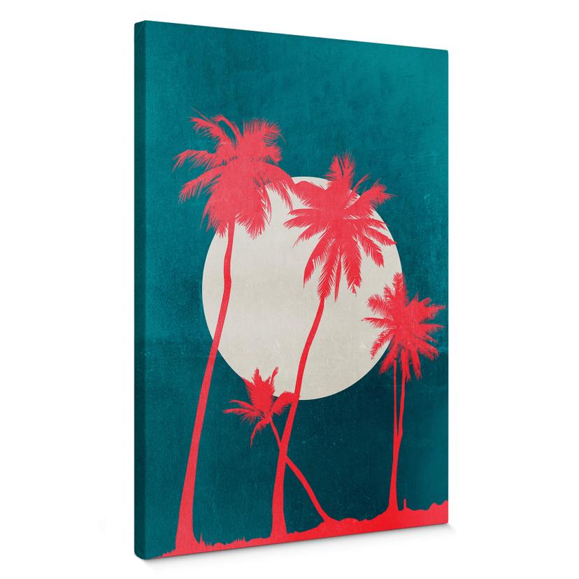 Canvasbillede - Kubistika - Caribbean Night