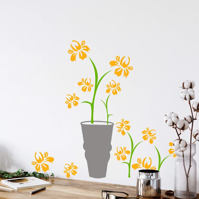 Adesivo murale – Fiori Set 17