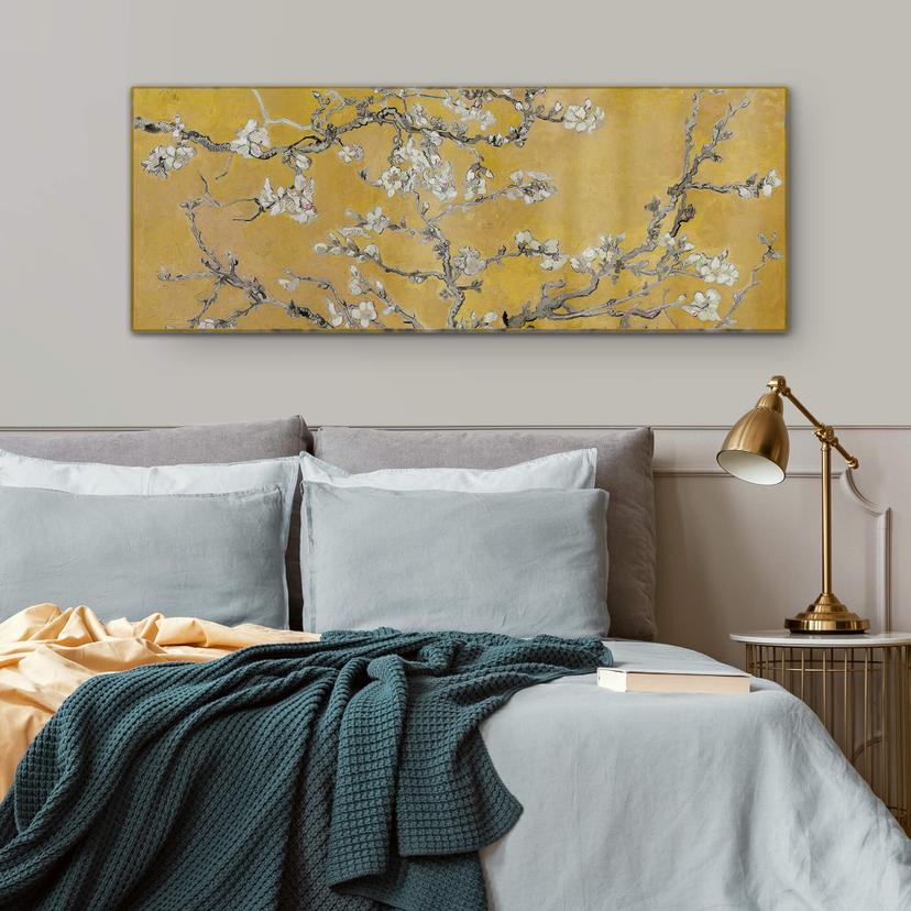 Stampa su vetro van Gogh - Mandorlo in fiore