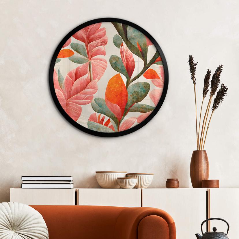 Poster rond Treechild - Indian Rose