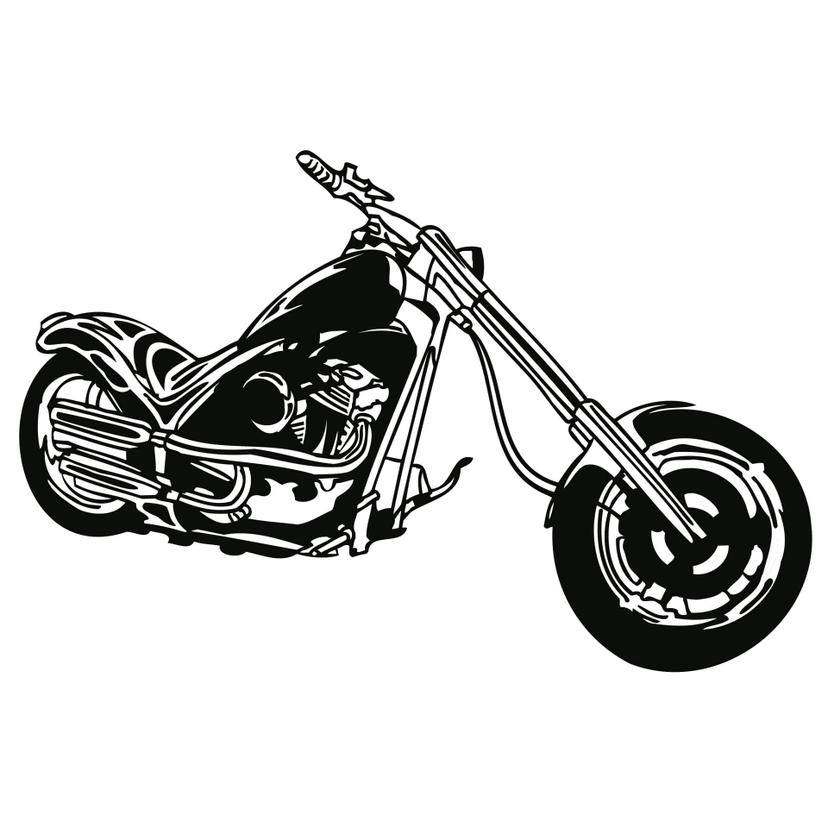 Sticker mural - Chopper