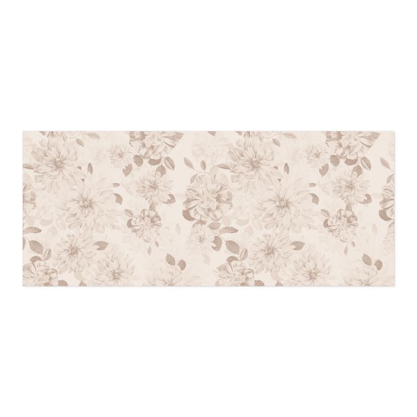 Rivestimento cucina autoadesivo Dahlias Shabby Chic Beige - Bloomery Decor