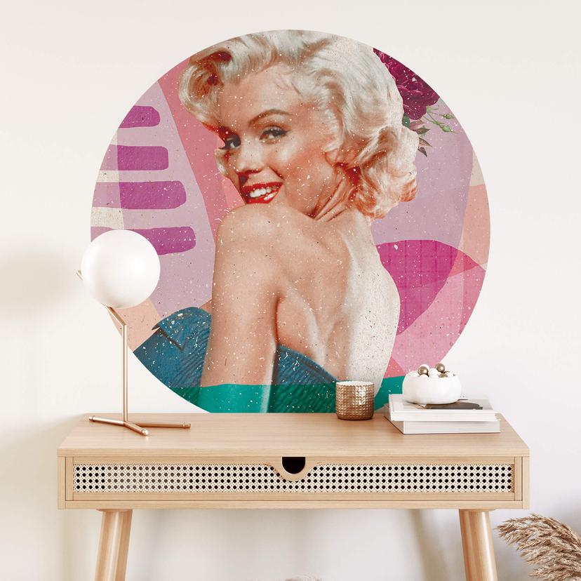 Vinilo decorativo Demir - Marilyn ha vuelto - Redondo