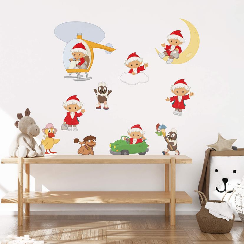 Wall Sticker Sandmanden og hans venner - 50x70 cm