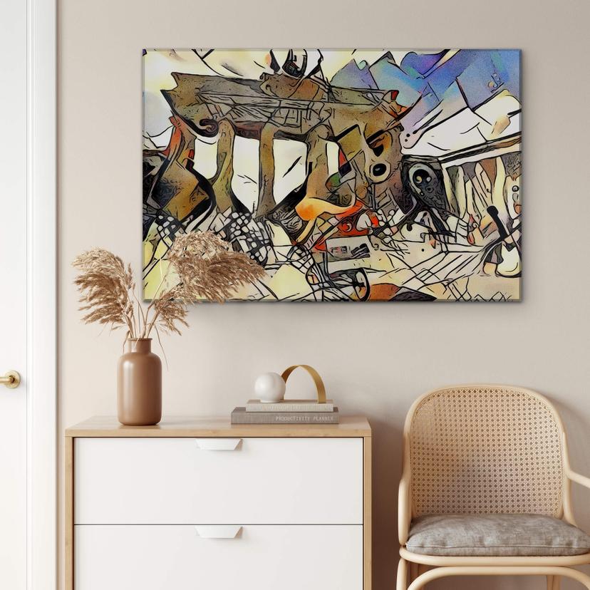Stampa su vetro acrilico Zamart - Kandinsky incontra Berlino