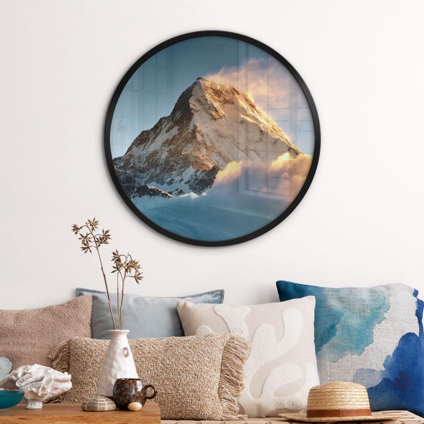 Poster Alba sul deserto astratto - Playell