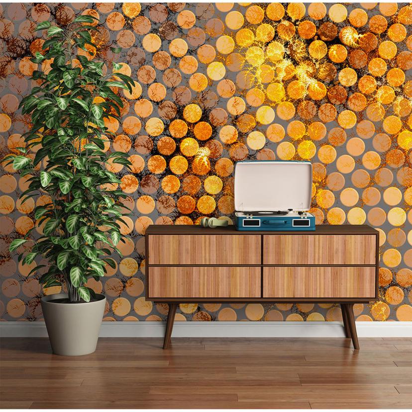 Architects Paper Papier peint photo Atelier 47 Lavillia Orange