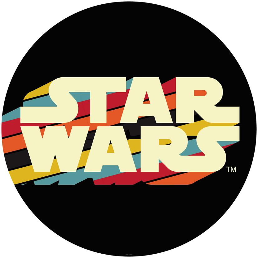 Selbstklebende Vlies Fototapete - Star Wars Typeface - 125 x 125 cm