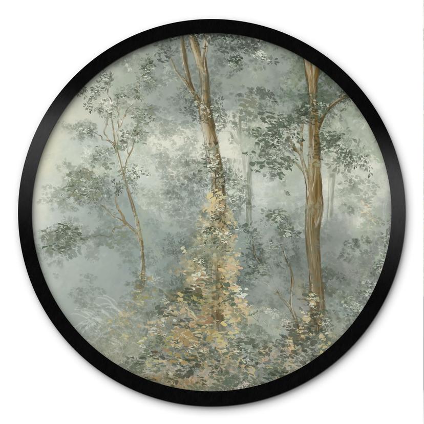 Poster Betoverd Bos - Ms Tiff - Rond